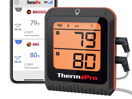 ThermoPro LCD Bluetooth Enabled Grill Meat Thermometer Cheap