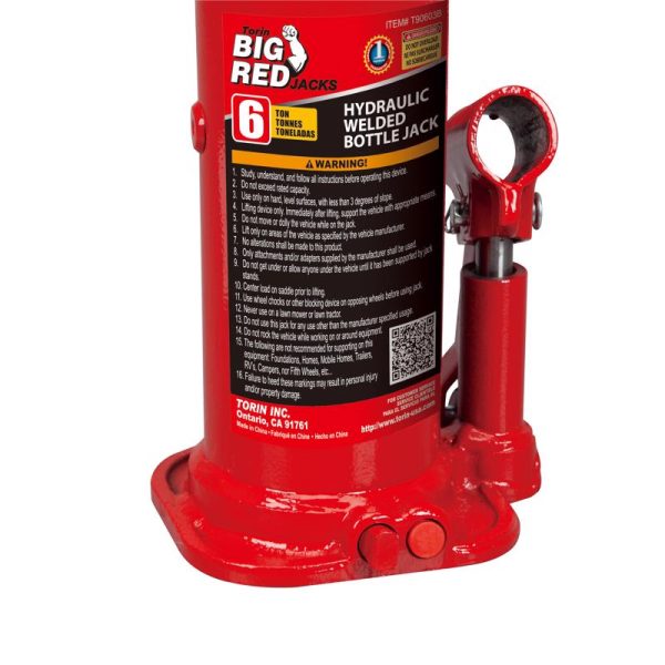 Torin Big Red Hydraulic 12000 lb Automotive Bottle Jack Online now