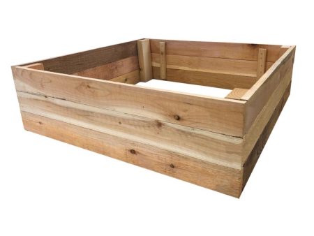 Real Wood Products 7 in. H X 36 in. W X 36 in. D Cedar Western Raised Garden Bed Natural Discount