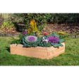 Real Wood Products 7 in. H X 36 in. W X 36 in. D Cedar Western Raised Garden Bed Natural Discount