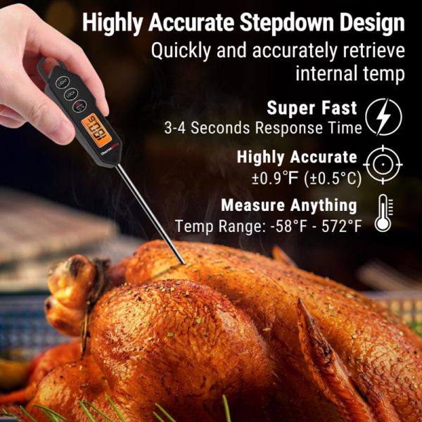 ThermoPro TP01HW LCD Grill Meat Thermometer Supply