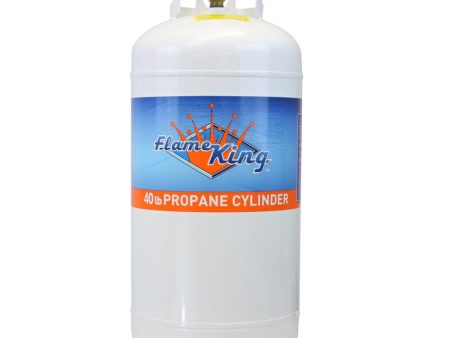 Flame King 40 lb Steel Empty LP Tank Online