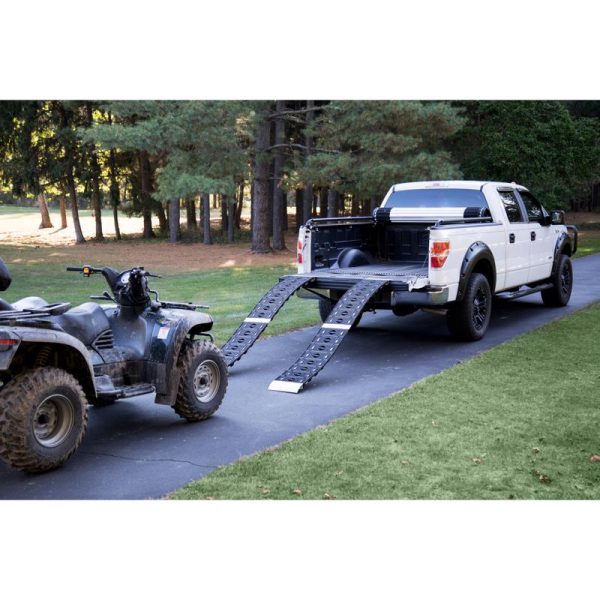 CargoSmart Hybrid Black Centerfold Loading Ramp ATVs 1 pk Online Hot Sale