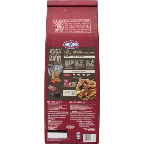 Kingsford Signature Flavors All Natural Chili Cumin Charcoal Briquettes 8 lb Online