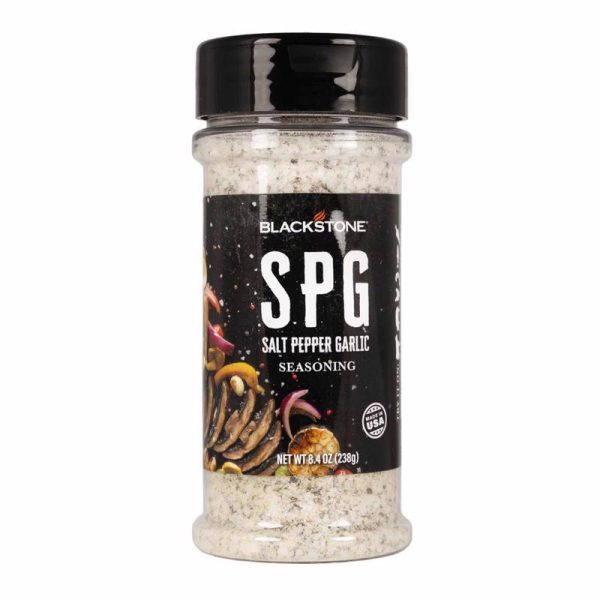 Blackstone SPG Salt PepperGarlic BBQ Seasoning 8.4 oz For Sale