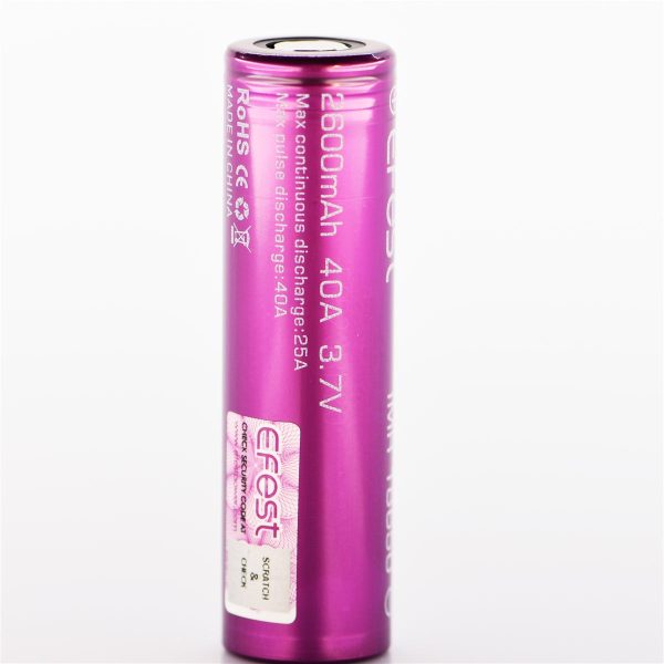 Efest 18650 2600mAh 25A IMR Battery Online