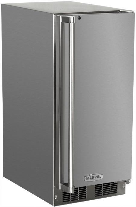 Marvel 15  Outdoor Clear Ice Machine - Solid Stainless Steel Door, Right Hinge with Factory Installed Pump on Sale