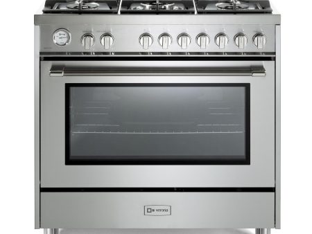 Verona Prima 36  Gas Range - Stainless Steel For Discount