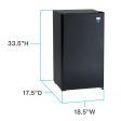 Avanti 3.2 cu. ft. Compact Refrigerator - Black   3.2 cu. ft. Online Sale