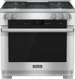 HR 1935 LP 36 inch range Dual Fuel with M Touch controls, Moisture Plus and M Pro dual stacked burners Online