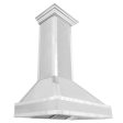 ZLINE Designer Series Wall Mount Range Hood in DuraSnow Stainless Steel with Mirror Accents (655MR) Supply