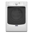 Maytag® Maxima® Front Load Gas Dryer with Refresh Cycle with Steam - 7.3 cu. ft. - White Fashion