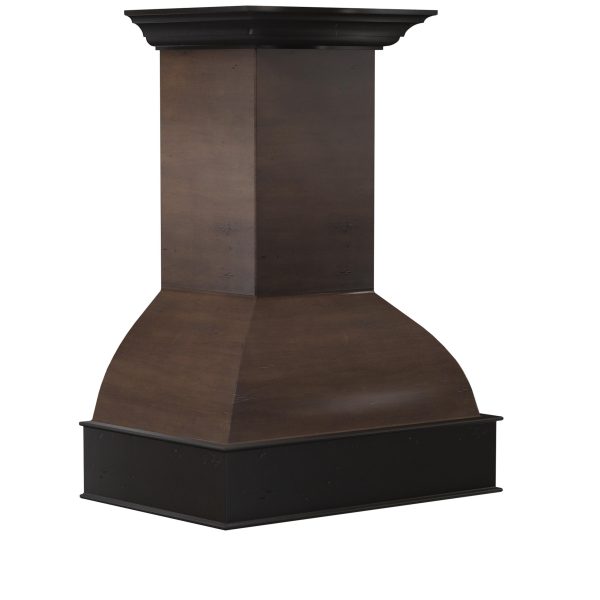 ZLINE 36  Wooden Wall Mount Range Hood in Antigua and Walnut - Includes Remote Motor Online Sale