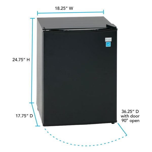 Avanti 2.4 cu. ft. Compact Refrigerator - Black   2.4 cu. ft. Sale