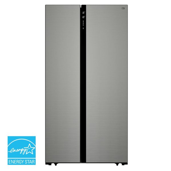 Avanti 15.6 cu. ft. Side-by-Side Apartment Size Refrigerator - Stainless Steel   15.6 cu. ft. Supply