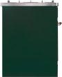 Majestic II 30 Inch Dual Fuel Natural Gas Freestanding Range in Emerald Green with Bronze Trim For Discount